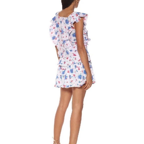 LoveShackFancy Lavinia Cropped Voile Top❤️🤍💙 - Picture 6 of 7